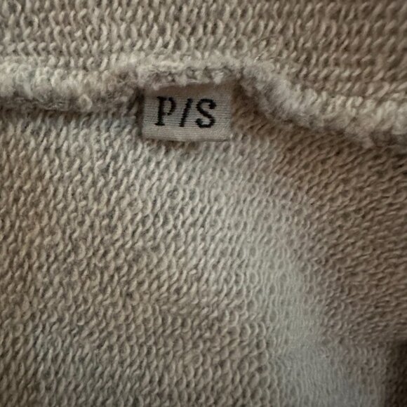 Fornarina Grey Lace Bodice Sweatshirt Zipper Top - Picture 11 of 11